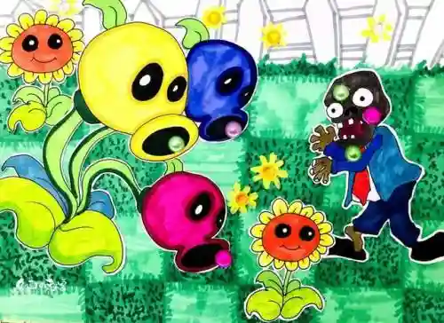 手绘植物大战僵尸阵容搭配(植物大作战阵容推荐)插图17