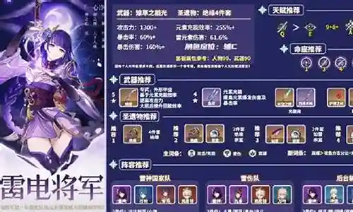 6命雷神阵容搭配插图