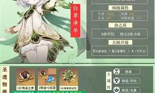 草神所有阵容搭配图插图