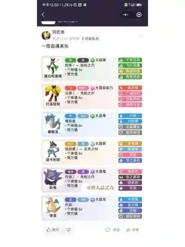 全部通关阵容插图1