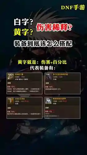 dnf带黄字装备怎么显示插图