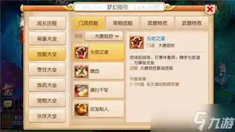 梦幻西游手游大唐加点选择插图
