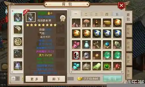问道手游背包装备栏里都能装什么插图