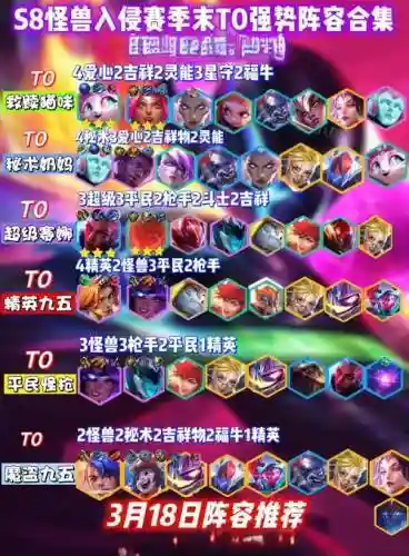 灵能使阵容s8阵容图插图1