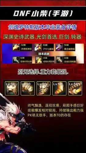 dnf剑魂最快刷图装备2019插图1