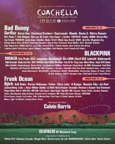 coachella2019阵容插图