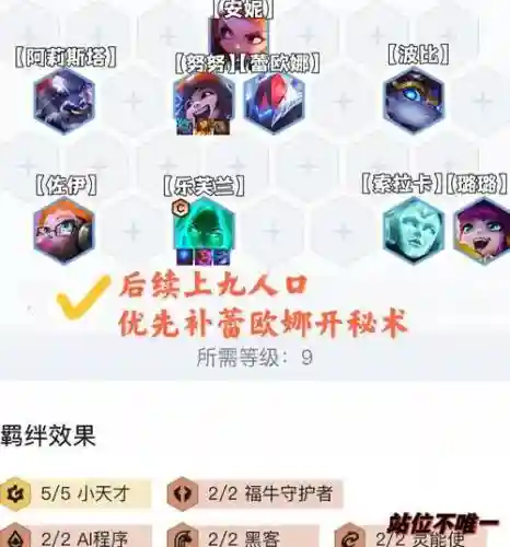 迷你妖姬阵容搭配插图1