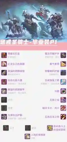 男圣骑士带的辅助装备插图