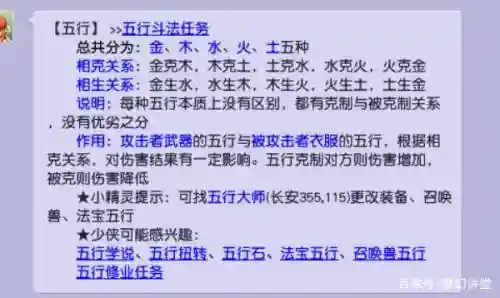 梦幻西游上的五行修业_1插图