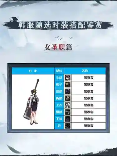 女圣职者史诗装备搭配插图