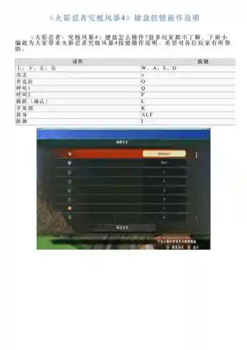 火影究极风暴4键盘技能_1插图1