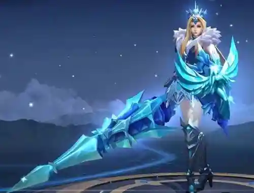 冰冠女神皮肤技能特效插图