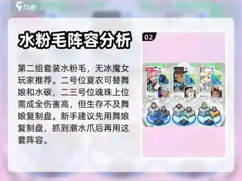 弹射物语水弹阵容怎么搭配插图