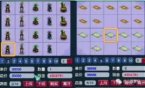 梦幻西游家居方向插图