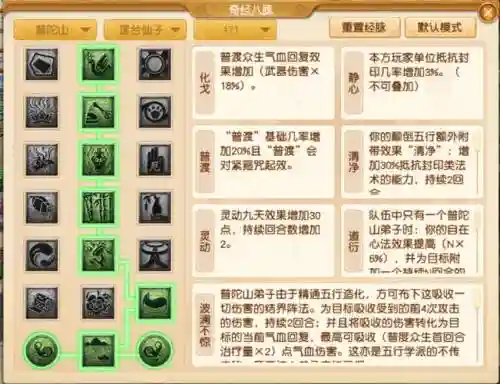 梦幻西游2改版后普陀经脉_1插图