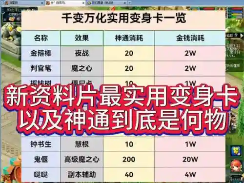 梦幻西游手游变卡价格插图