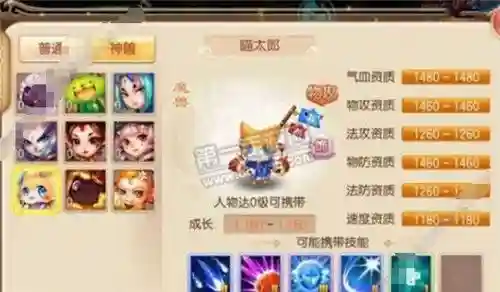 梦幻西游喵太郎怎么加点插图