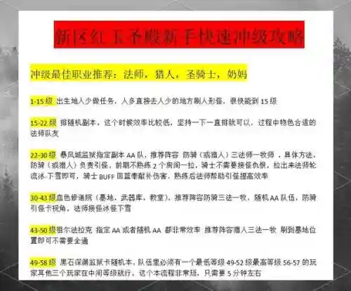 魔兽世界怎么最快的升级攻略插图1