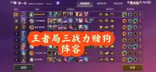 王者3阵容搭配_2插图1