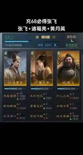 张飞开荒搭配阵容插图