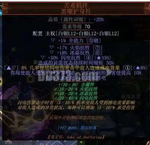 流放之路空手图腾爷爷装备插图