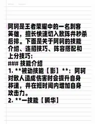 阿珂技能调整插图1