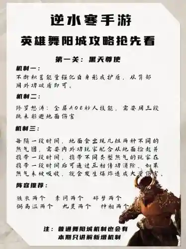 逆水寒游戏阵容搭配插图1