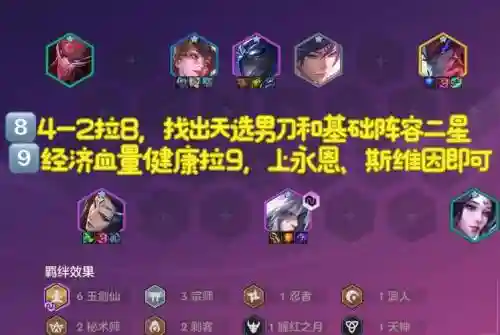 lol云顶之弈玉剑仙阵容搭配，英雄联盟云顶之弈玉剑仙阵容搭配插图