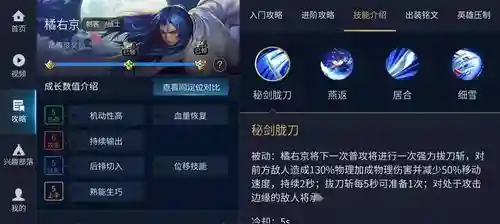 橘右京上单技能，橘右京上单技能详解插图1
