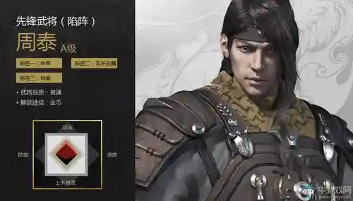 刀锋铁骑周泰用什么武器好，刀锋铁骑不能出师插图1