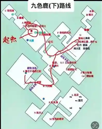 梦幻西游9色鹿下攻略，梦幻西游9色鹿上最好路线插图