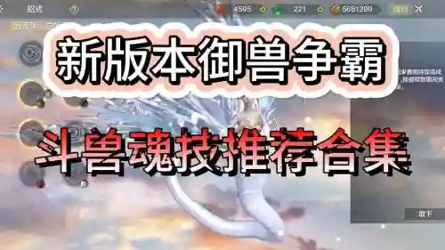 神武3Df御兽技能，神武御兽技能选择插图1