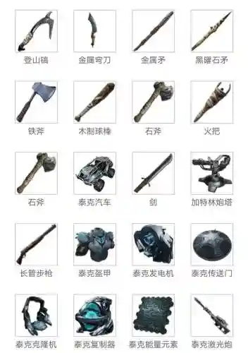 方舟生存进化武器制作大全，方舟生存进化武器怎么制作插图1