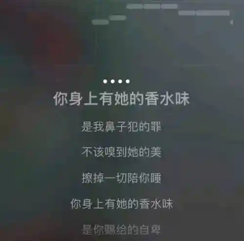 你身上有她的香水攻略，你身上有她的香水味 歌词插图